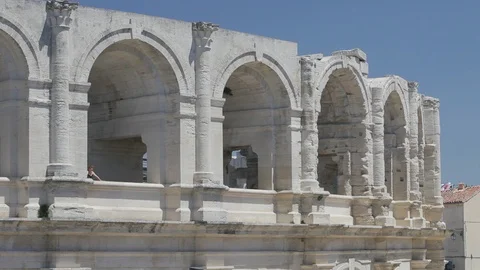 Arles Amphitheater Stock-Footage 87133360