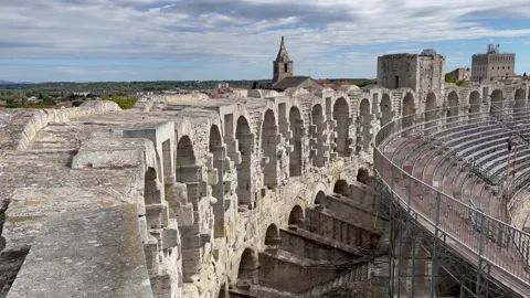 Arles Amphitheatre Stock Footage 228870532