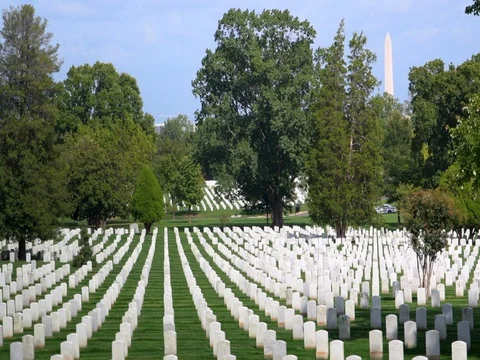 Arlington Cemetery Stock Footage 80228740