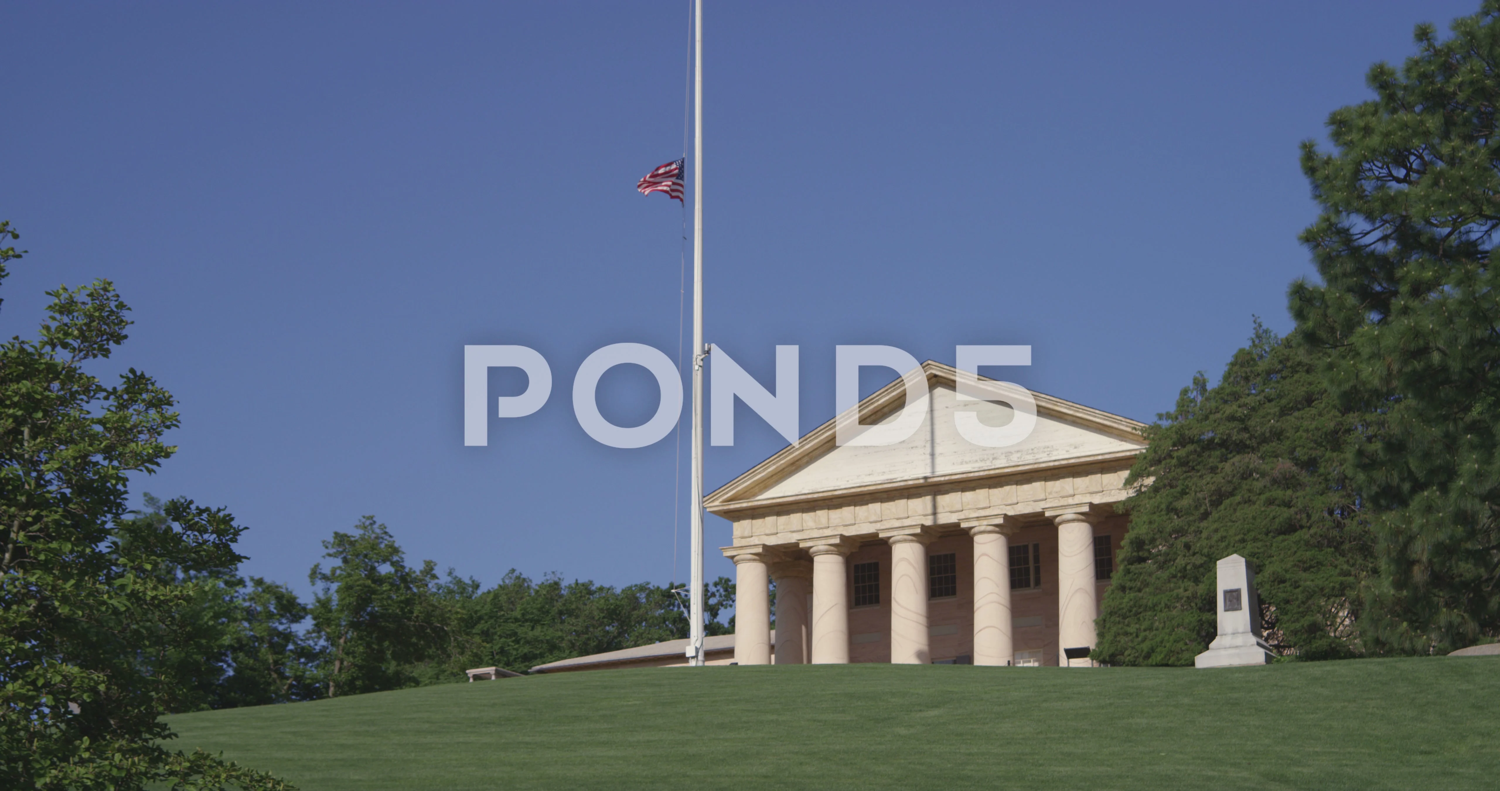 Arlington House (Robert E. Lee Memorial)... | Stock Video | Pond5