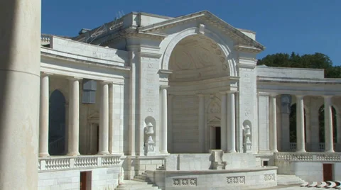 Arlington Memorial Amphitheater Loop Stock Footage 38765269
