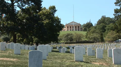 Arlington National Cemetery Loop Stock Footage 38764347