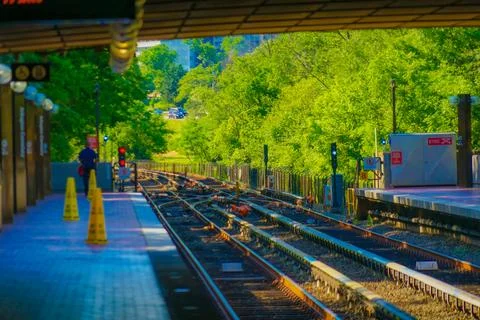 Arlington Station Platform Stock Photos