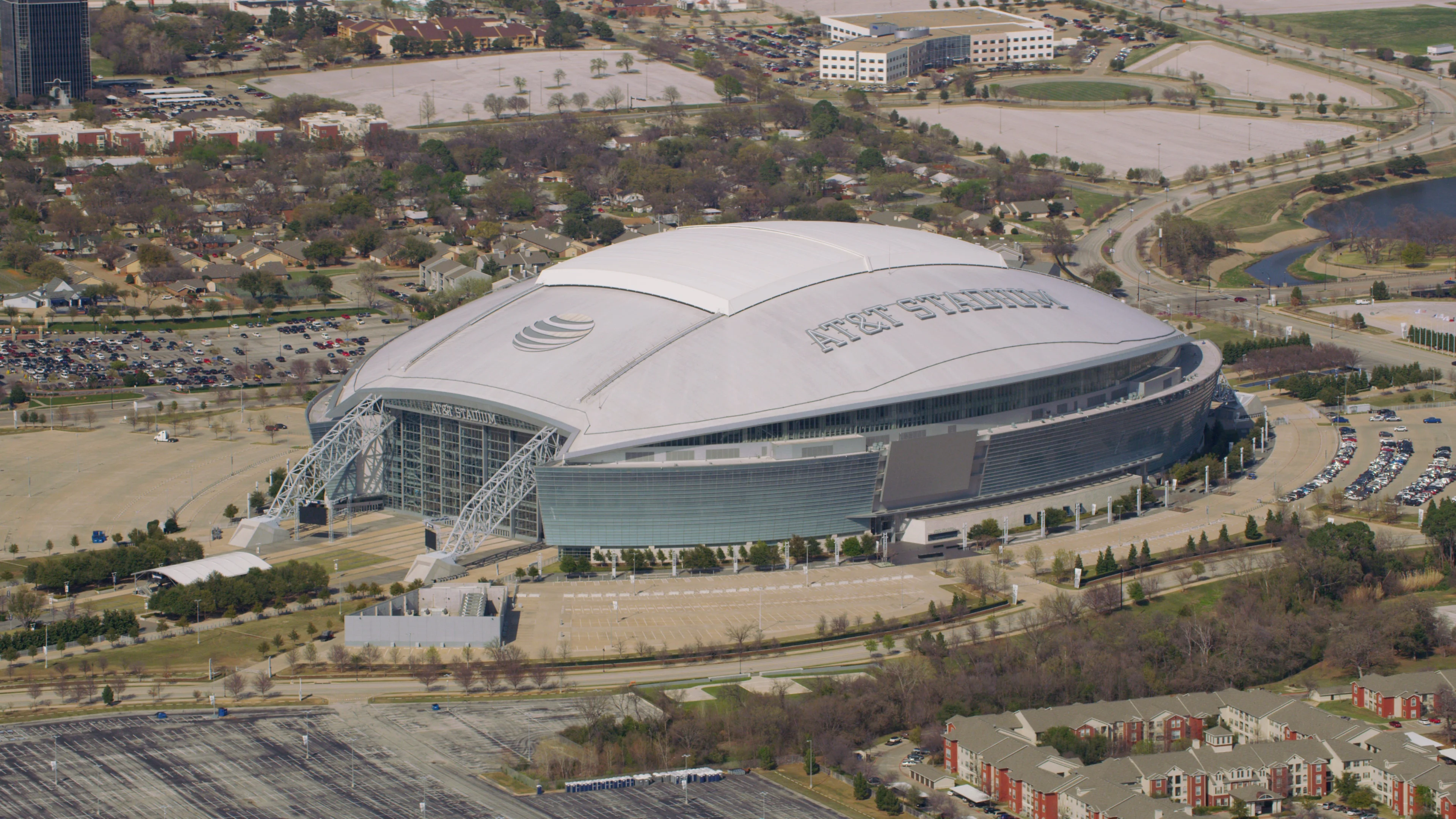 Arlington Stadiums aerial views