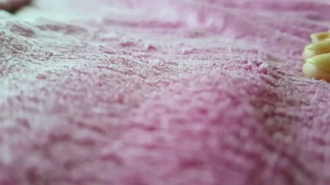 Arm, blanket, slow-motion Video stock 89711192