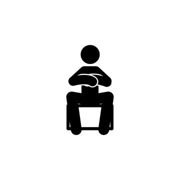 Arm, chair, man icon. Element of man is sitting icon for mobile concept and web Stock Illustration