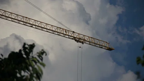 Arm of crane Stock Footage 96337097