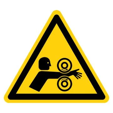 Arm Entangle Rollers Right Symbol Sign, Vector Illustration, Isolate On White Stock Illustration