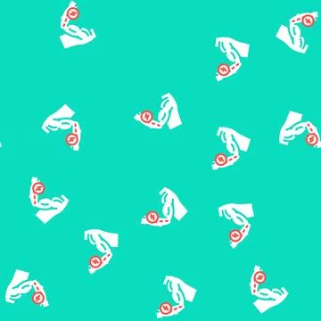 Arm pain body ache vector seamless pattern 스톡 일러스트
