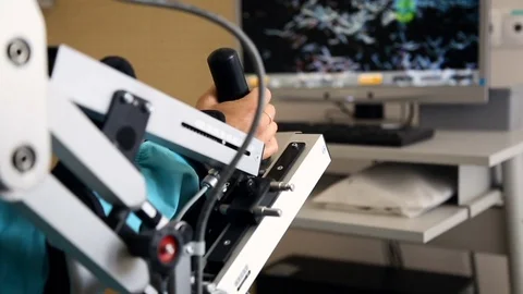 Arm Rehabilitation Controller Technology Stock Footage 84177828