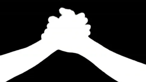 Arm wrestle black - HD Stock Footage