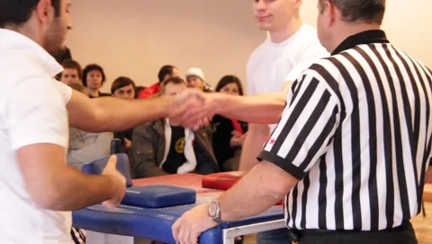 Arm wrestling Stock Footage