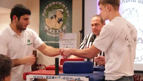 Arm wrestling Stock Footage