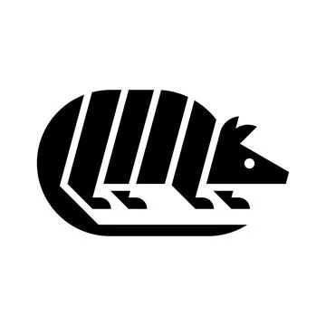 Armadillo Logo Illustrazione stock