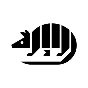 Armadillo Logo Illustrazione stock