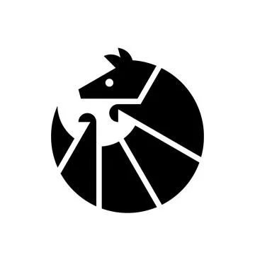 Armadillo Logo Illustrazione stock