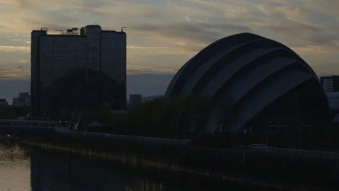 THE ARMADILLO AT SUNSET Stock Footage 125268685