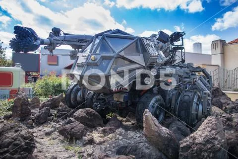 Armageddon Special Effects, Walt Disney Studios Park Paris Stock Photos