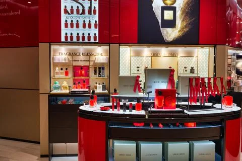 Armani store Stock Photos