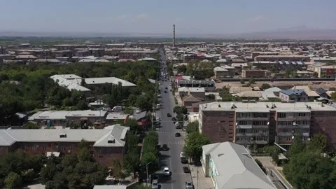 Armavir city by drone 11 Stock-Footage 336823185