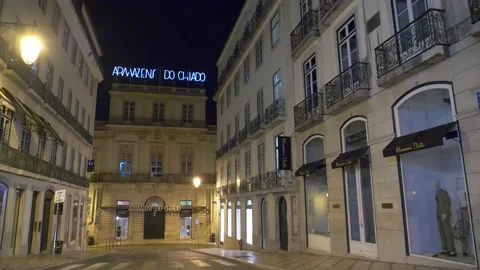 Armazéns do Chiado Video stock 204850328