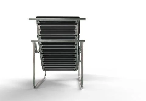 Armchair Back View Stock Illustration