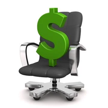 Armchair dollar Illustrazione stock