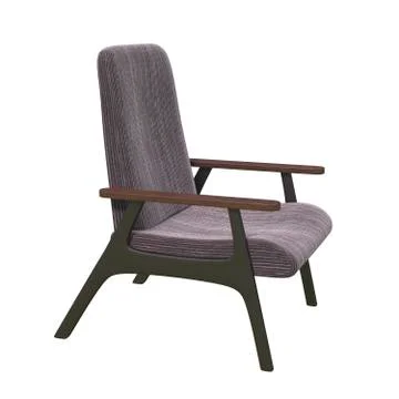 Armchair isolated on a white background Stock Illustration
