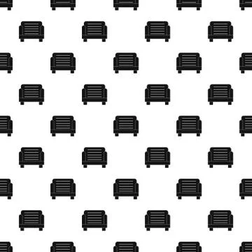 Armchair pattern Stock Illustration
