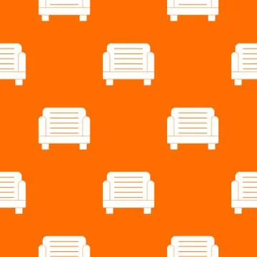 Armchair pattern seamless Stock Illustration