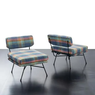 Armchairs from the 50s Stock Photos