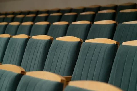 Armchairs in an empty room. Stock Photos