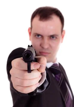 Armed and dangerous Foto stock