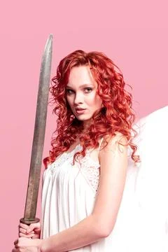 Armed angel Stock Photos