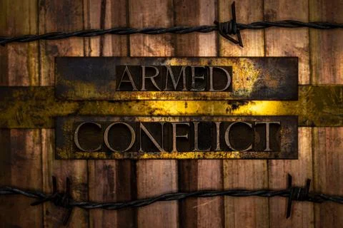 Armed Conflict Stock Illustration