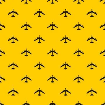 Armed fighter jet pattern vector Stock Illustration
