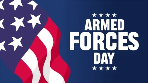 Armed forces day for all soldiers and their families Stock Footage 329596455