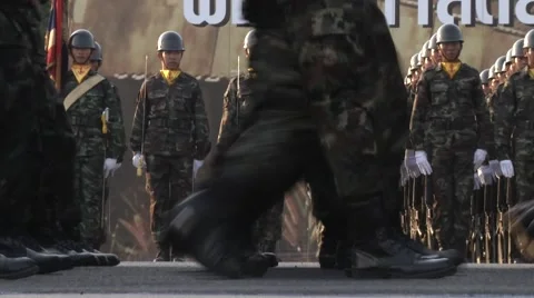 Armed Forces Day  Stock Footage 48446719