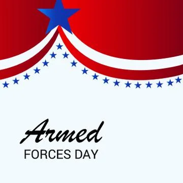 Armed Forces Day. Stock Illustration