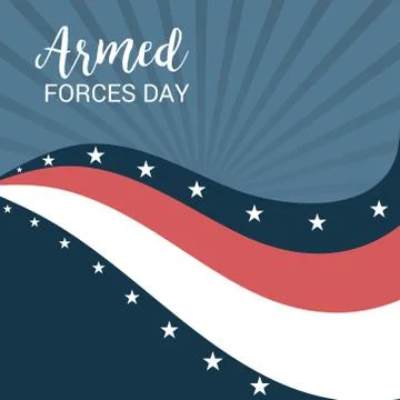 Armed Forces Day. Stock Illustration
