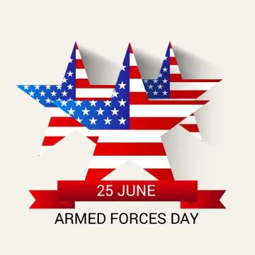 Armed Forces Day. Stock Illustration