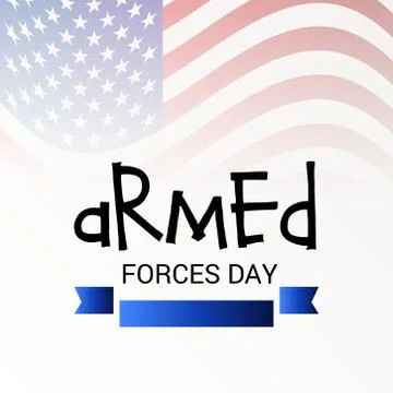 Armed Forces Day. Stock Illustration