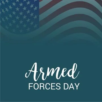 Armed Forces Day. Stock Illustration