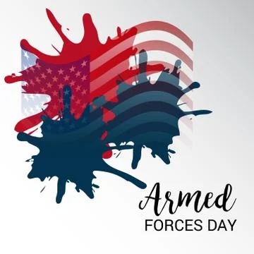 Armed Forces Day. Stock Illustration