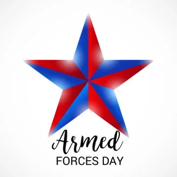 Armed Forces Day. Stock Illustration