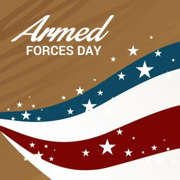 Armed Forces Day. Stock Illustration