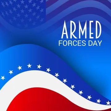 Armed Forces Day. Stock Illustration