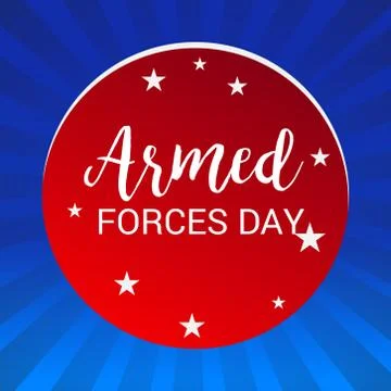 Armed Forces Day. Stock Illustration