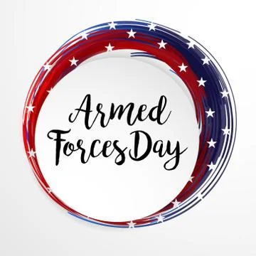 Armed Forces Day. Stock Illustration
