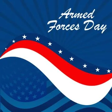 Armed Forces Day. Stock Illustration